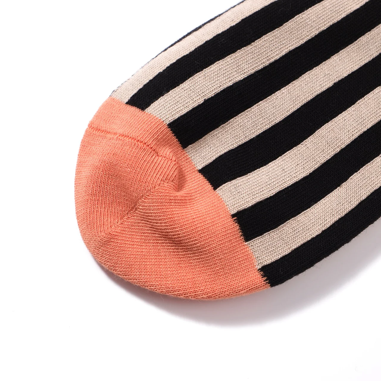 Striped Socks Mid-Calf Vertical Stripes Contrast Color Cotton Socks - Image 8
