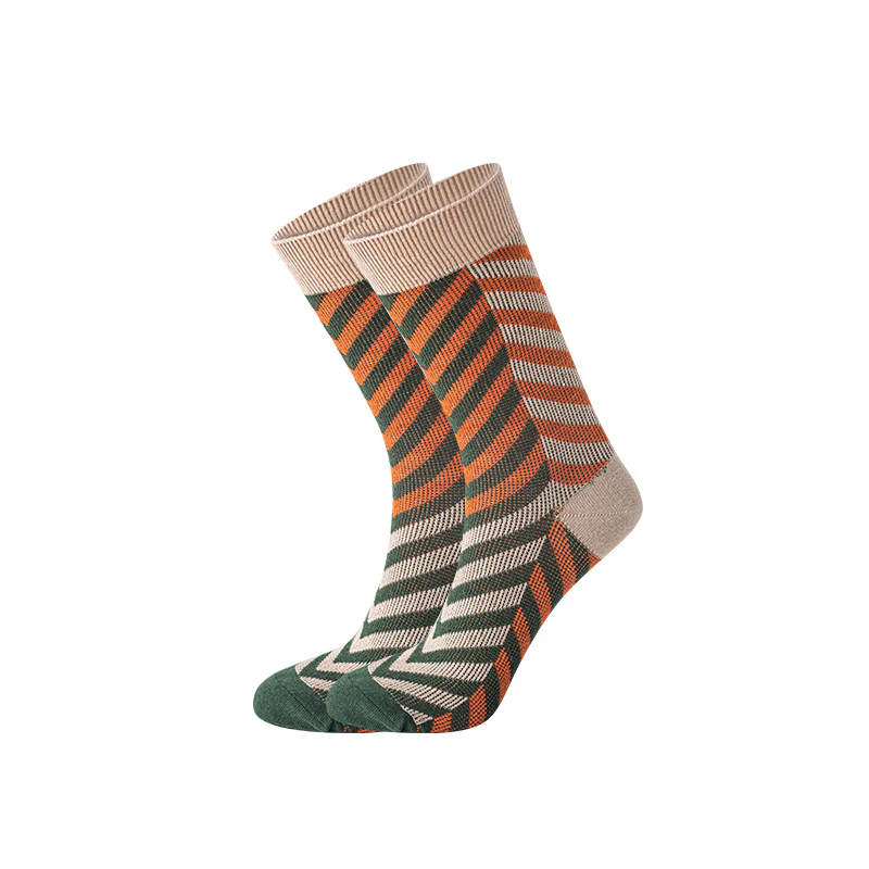 Tube Socks Men's Retro Striped Socks - Image 6