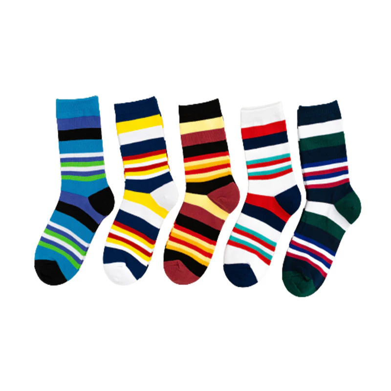 Tube Socks Retro Style Pure Cotton Socks - Image 5