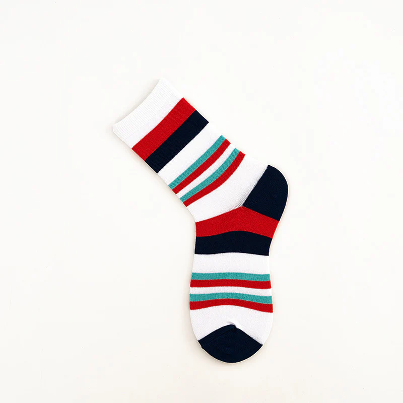 Tube Socks Retro Style Pure Cotton Socks - Image 9