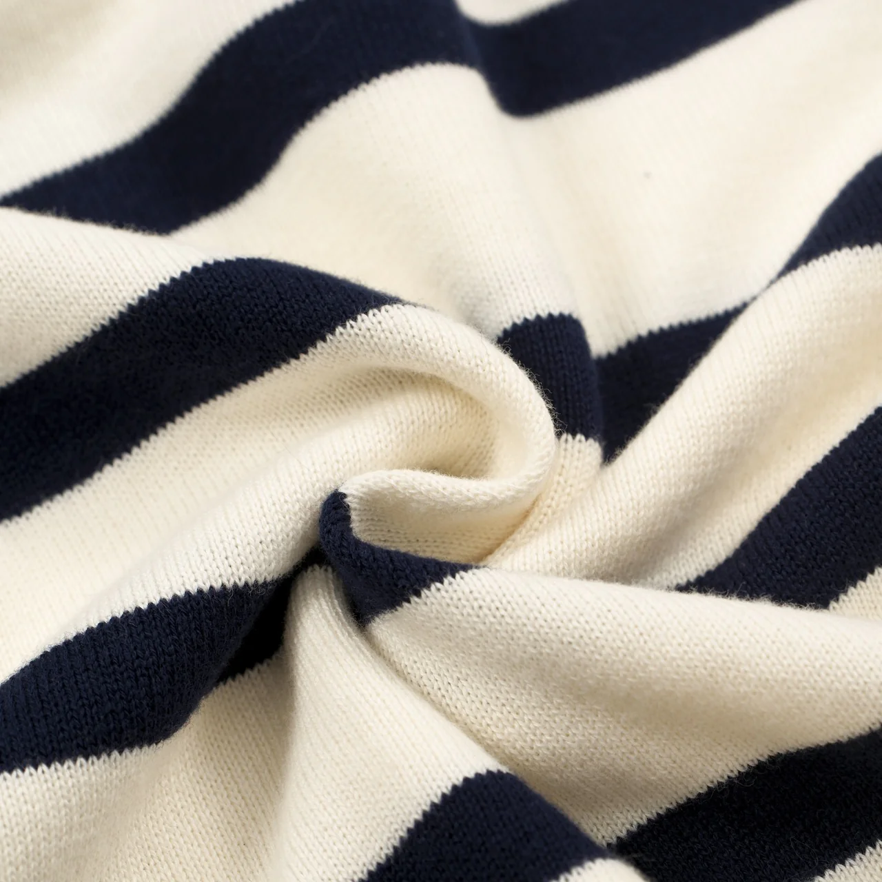 Women’s French Stripe Knit Tee – Pink Heart Embroidery & Colorblock Trim - Image 8