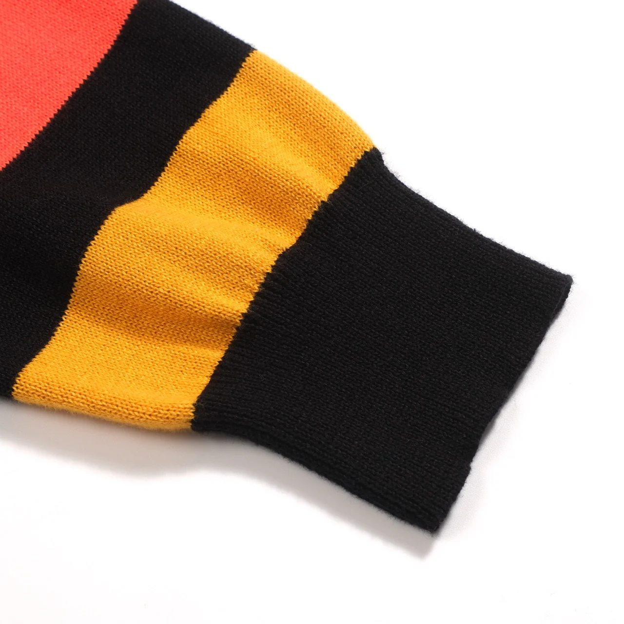 Women's black stripe star vintage knit knitwear - Image 5