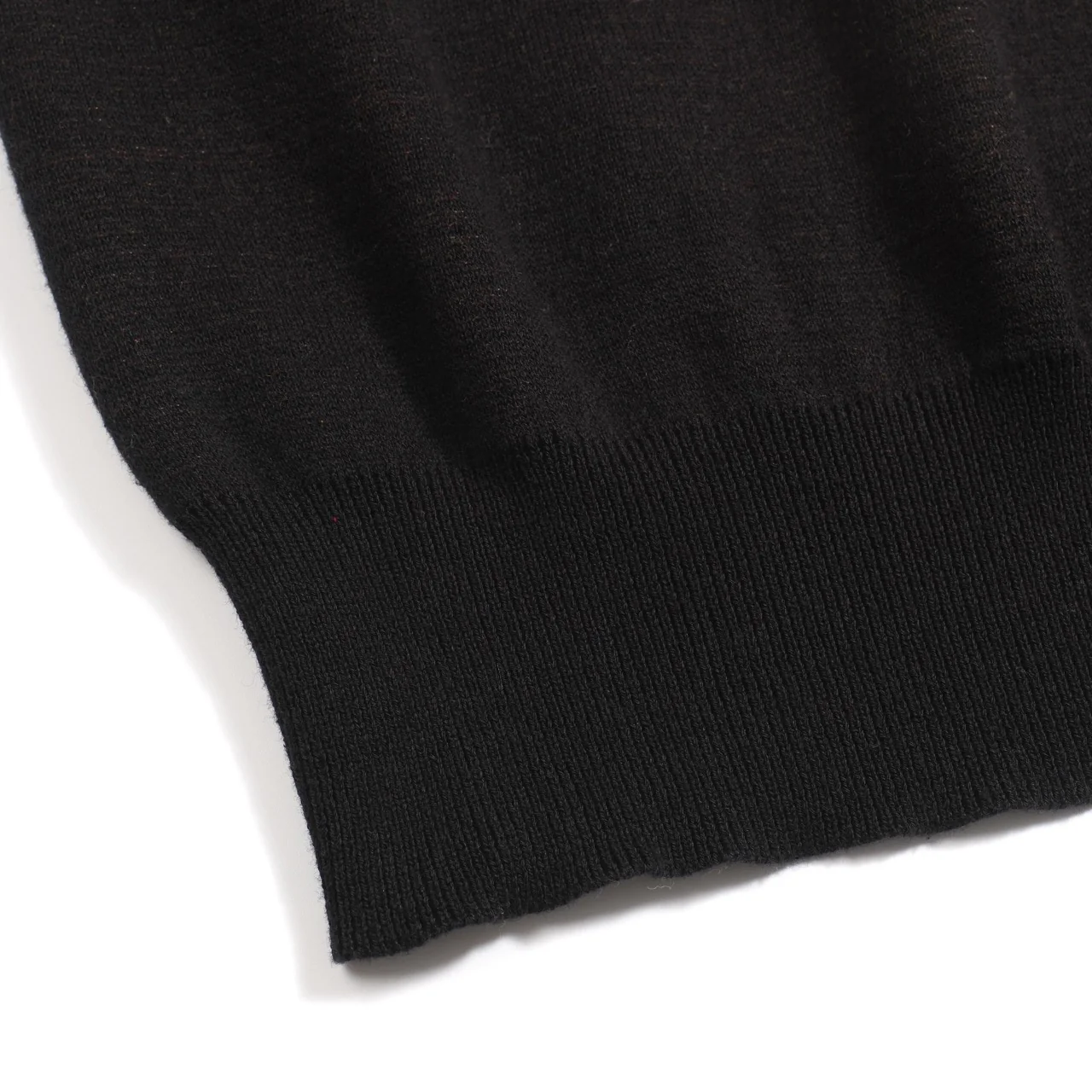 Women's black wavy jacquard retro knitwear - Image 7