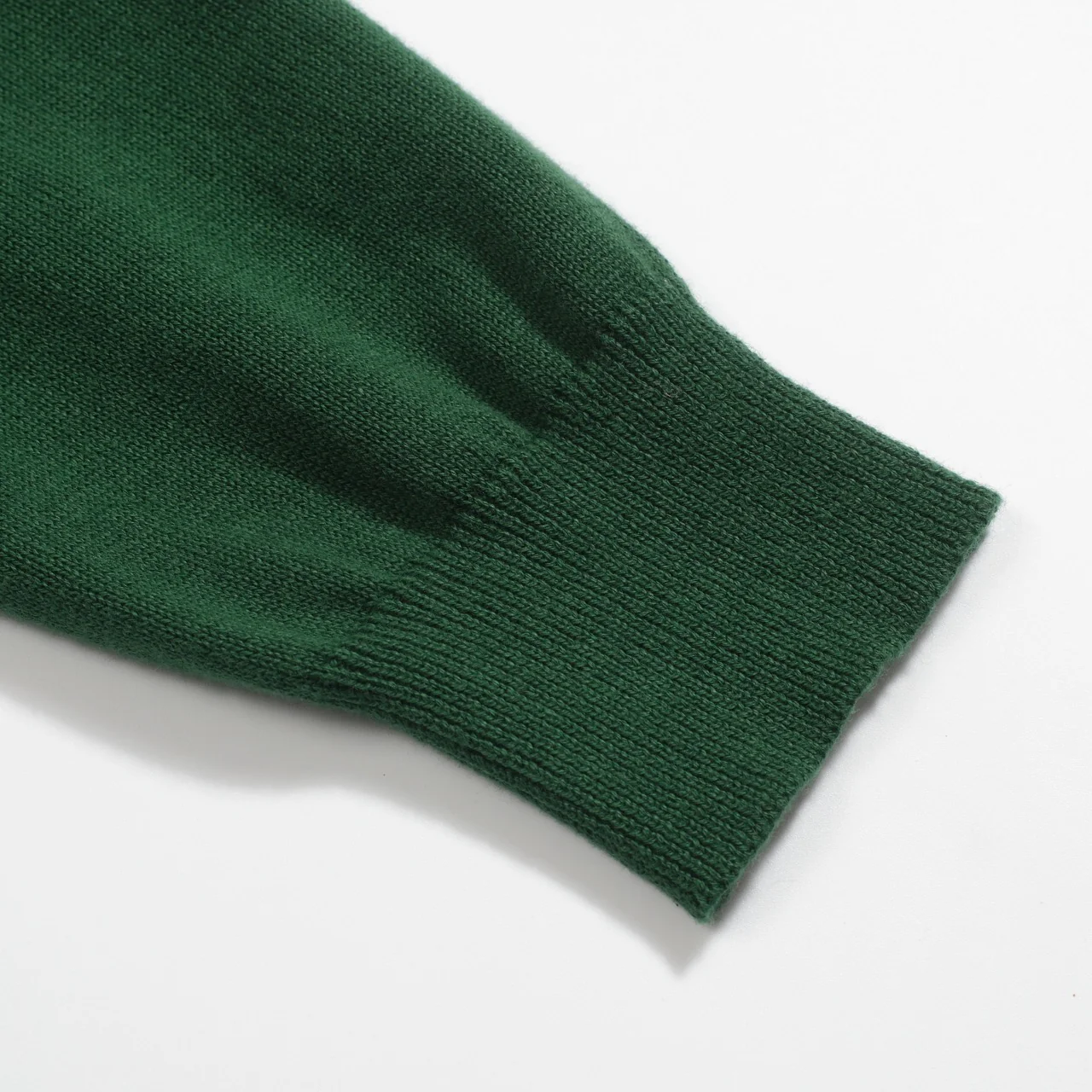 Women's green diagonal stripe vintage knitwear - Image 5