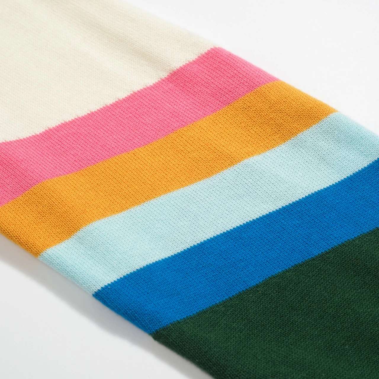 Women's green diagonal stripe vintage knitwear - Image 6