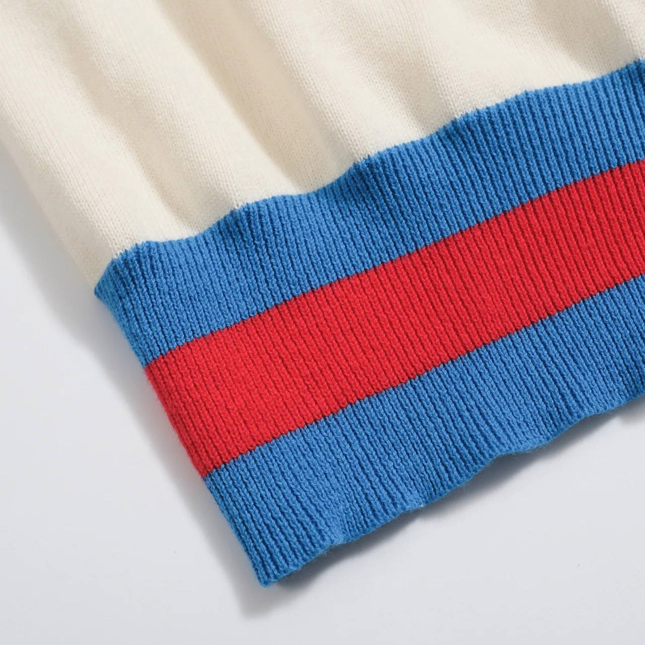 Women's white vintage knit hoodie cardigan - Image 7