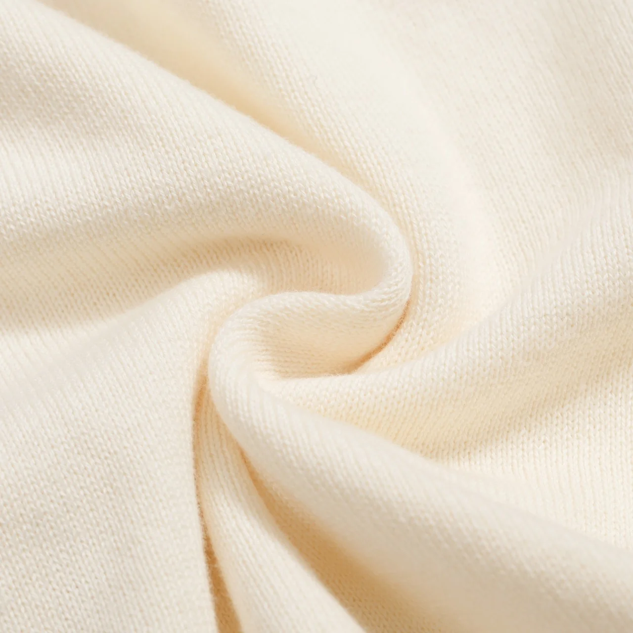 Women's white vintage knit hoodie cardigan - Image 9